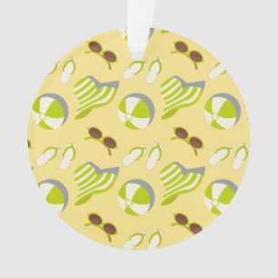Perspatrooster met zonnebrillen en zonnezonnepanel ornament