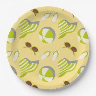 Perspatrooster met zonnebrillen en zonnezonnepanel papieren bordje
