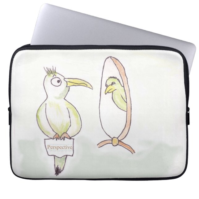 Perspectief, Cartoon Laptop Sleeve (Voorkant)