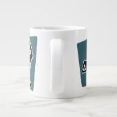 Perspectief driepijlen grote koffiekop (Achterkant)