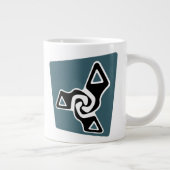 Perspectief driepijlen grote koffiekop (Rechts)