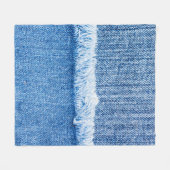 Perspectief en uitzicht om de structuur van blauwe fleece deken (Voorkant (Horizontaal))