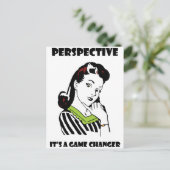 Perspectief - Het is een Game Changer Briefkaart (Staand voorkant)