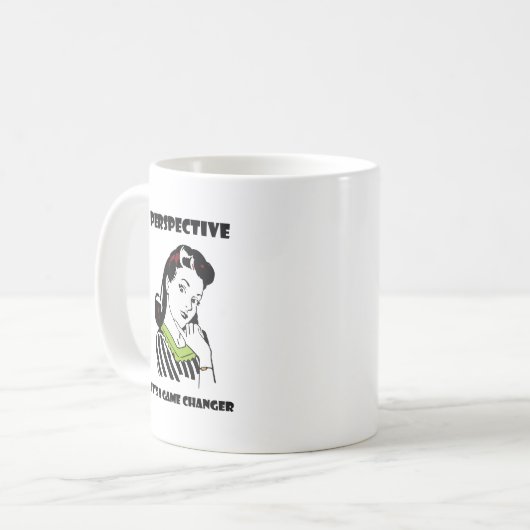 Perspectief - Het is een Game Changer Koffiemok (Voorkant links)