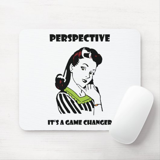 Perspectief - Het is een Game Changer Muismat (Met muis)