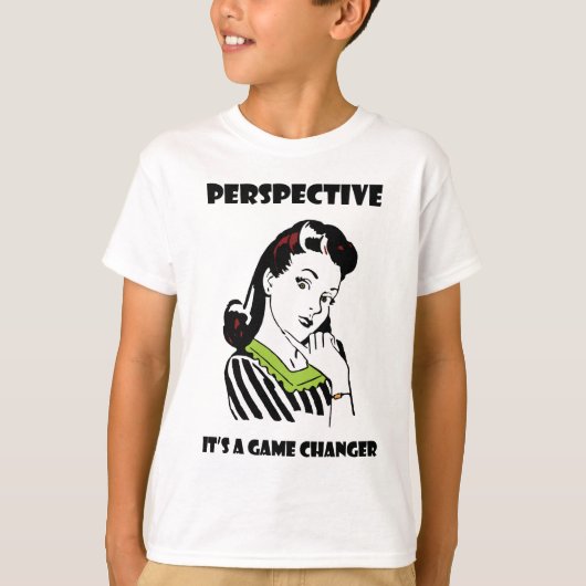 Perspectief - Het is een Game Changer T-shirt (Voorkant)