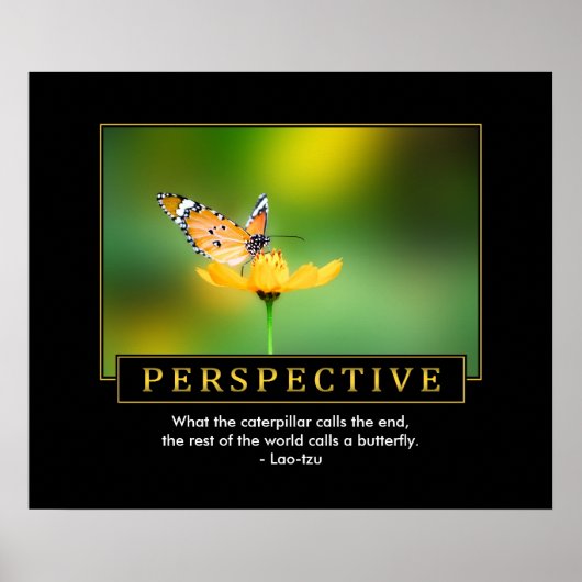 Perspectief Inspirerend Poster (Voorkant)