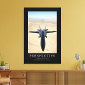 Perspectief: Inspirerend prijsopgave 1 Canvas Afdruk (Insitu (Woonkamer))