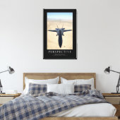 Perspectief: Inspirerend prijsopgave 1 Canvas Afdruk (Insitu (Slaapkamer))