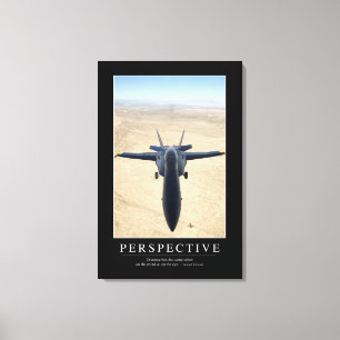 Perspectief: Inspirerend prijsopgave 1 Canvas Afdruk