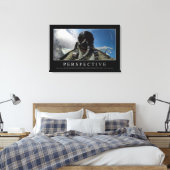 Perspectief: Inspirerend prijsopgave 2 Canvas Afdruk (Insitu (Slaapkamer))