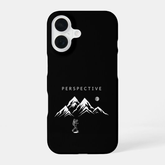 Perspectief iPhone 16 hoesje (Achterkant)
