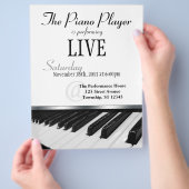 Perspectief mededeling over prestaties pianoketoes flyer (Hand)