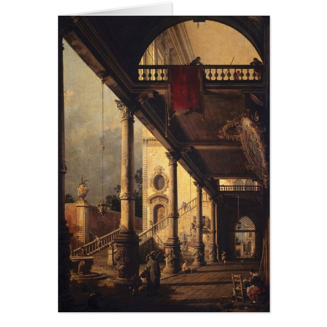 Perspectief met een portiek (Voorkant)