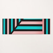Perspectief Moderne Stripe Yogamat (Achterkant (horizontaal))