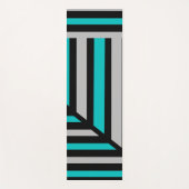 Perspectief Moderne Stripe Yogamat (Voorkant)
