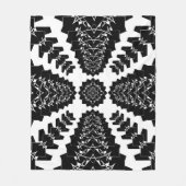 Perspectief Onyx Fleece Deken (Voorkant)