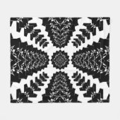 Perspectief Onyx Fleece Deken (Voorkant (Horizontaal))