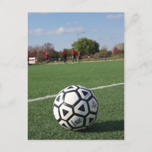 Perspectief op Futbol / Voetbal Briefkaart