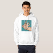 Perspectief reikende hand hoodie (Voorkant volledig)