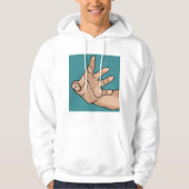 Perspectief reikende hand hoodie (Voorkant)