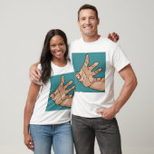 Perspectief reikende hand t-shirt (Unisex)