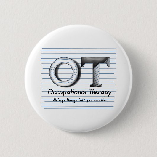 Perspectief Ronde Button 5,7 Cm (Voorkant)