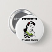 Perspectief Ronde Button 5,7 Cm (Voorkant /achterkant)