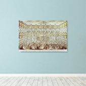 Perspectief uitzicht van de ballroom canvas afdruk (Insitu (Houten vloer))