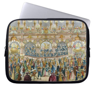 Perspectief Uitzicht van de balruimte, geconstruee Laptop Sleeve