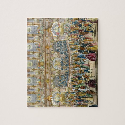 Perspectief Uitzicht van de balruimte, geconstruee Legpuzzel (Verticaal)