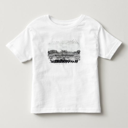 Perspectief Uitzicht van de tuin na � Kinder Shirts (Voorkant)