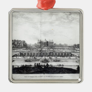 Perspectief Uitzicht van de tuin na � Metalen Ornament