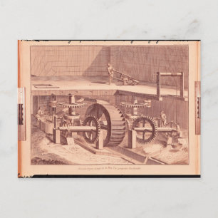 Perspectief uitzicht van een "Patouillet" Briefkaart