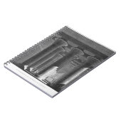 Perspectief uitzicht van het portico interior, Esn Notitieboek (Linkerzijde)