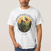 Perspectief van de ornitholoog t-shirt (Voorkant)