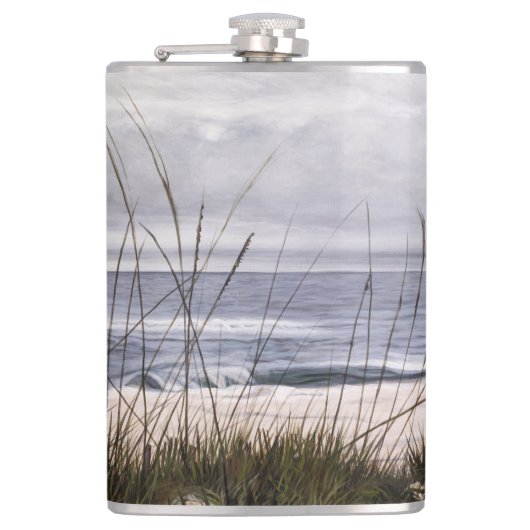 "Perspectief" Vinylomgepakte kolf Heupfles (Voorkant)