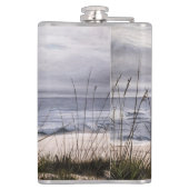 "Perspectief" Vinylomgepakte kolf Heupfles (Achterkant)