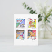 Perspectief vrouwen en Mannen Briefkaart (Staand voorkant)