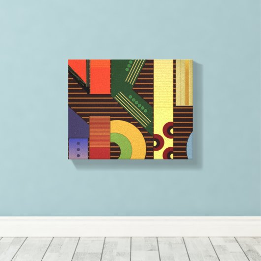 perspectiefcanvas canvas afdruk (Insitu (Houten vloer))