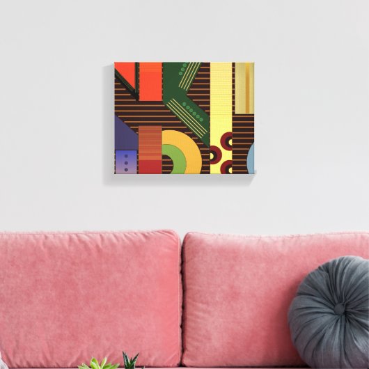 perspectiefcanvas canvas afdruk (Insitu (Woonkamer))