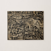 Perspectiefillusie Grieks woordenboek Stret Legpuzzel (Horizontaal)