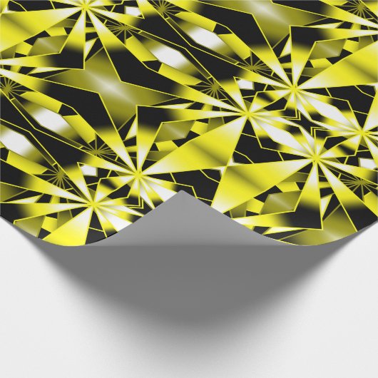 Perspectieftekening voor kleurverloop Bumblebee Cadeaupapier (Hoek)