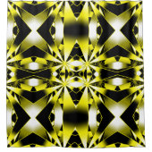 Perspectieftekening voor kleurverloop Bumblebee Douchegordijn (Voorkant)