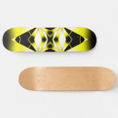 Perspectieftekening voor kleurverloop Bumblebee Persoonlijk Skateboard (Horizontaal)
