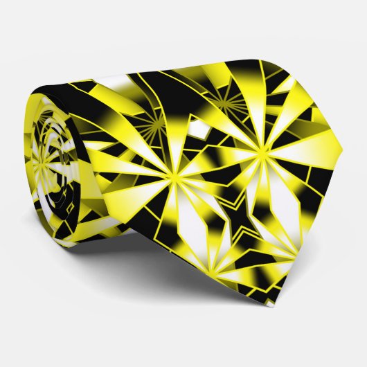 Perspectieftekening voor kleurverloop Bumblebee Stropdas (Opgerold)