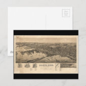 Perspectieve kaart van Duluth Minnesota (1893) (Voorkant / Achterkant)