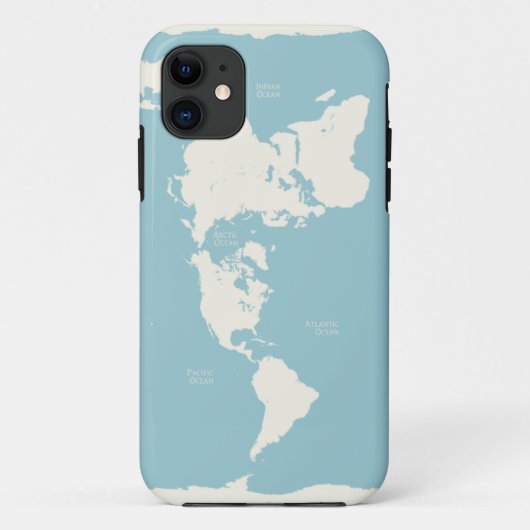 Perspectieven zijn van Wereldkaart Case-Mate iPhone Case (Achterkant)