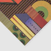perspectivisch weefselpapier tissuepapier (Detail)