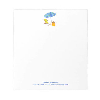 Perspleetstoel Tropische zomerstaking Notitieblok